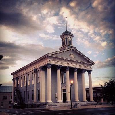 Davidson County Historical Museum located in the 1858 Courthouse on the Square. Photo taken at Rededication, September, 2014.