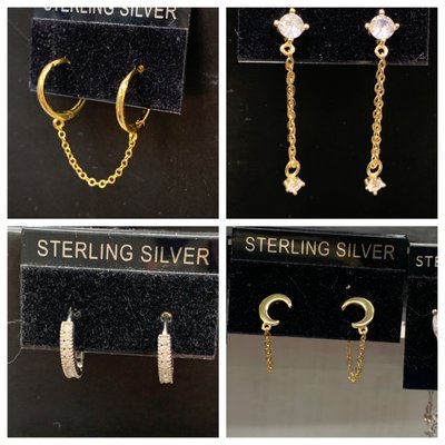 Endless selection of earrings if all shapes and sizes! Stop in so we can help create a fabulous ensemble just for you!