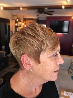 Cut and color by Grace