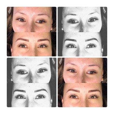 Here are a few new microblading pictures from recent clients.