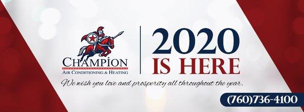 2020 is here we wish you love and prosperity all throughout the year! 3