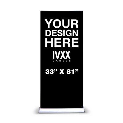 We can help you customize your very own banner to display at events and shows.