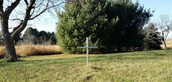 Everlasting Cross™ Memorial, large Satin Stainless Steel.