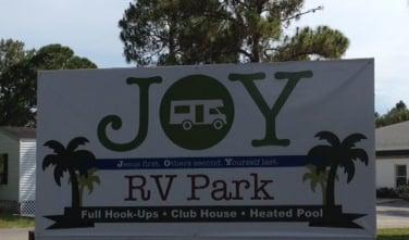 Welcome to J.O.Y. RV Park