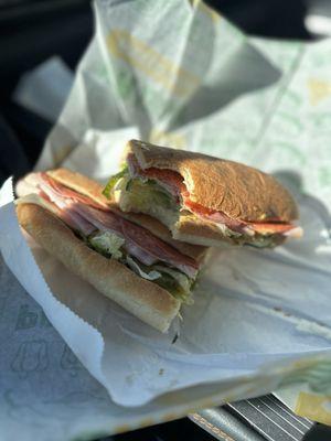 Italian BMT, classic Subway sandwich