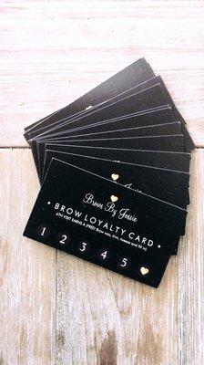 Come in and get your Brow Loyalty Cards. Get your eyebrows waxed, trimmed and tweezed with Jossie 5x and get your 6th visit for free.