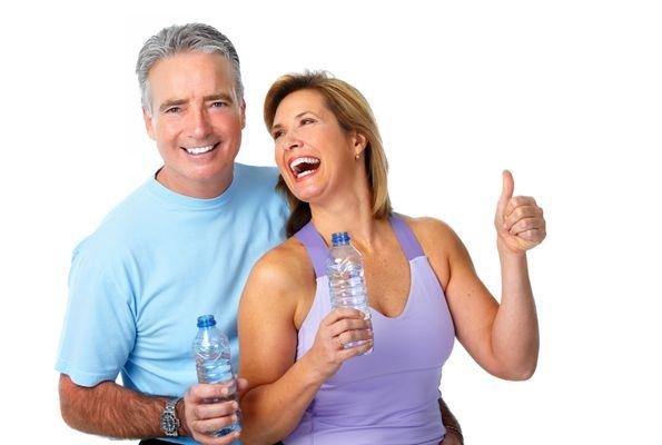 Drink lots of water and you'll always feel "thumbs up!!" We can design a nutrition lifestyle that will work for BOTH of you!