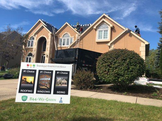 at this roof! Tear off of the old & rotten wood shake. Installing a new 40 year Class 3 hail resistant Malarkey Vista roofing system!