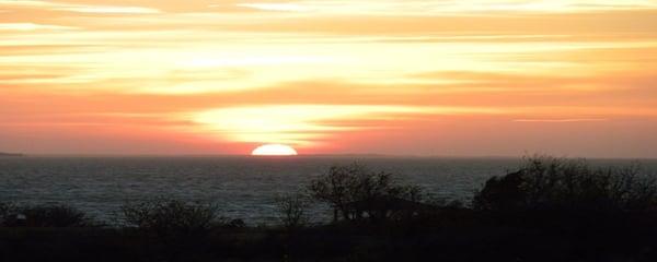 Great sunset over the sound