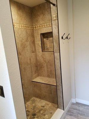 New shower