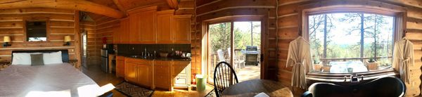 A panorama of some of the luxury cabin!