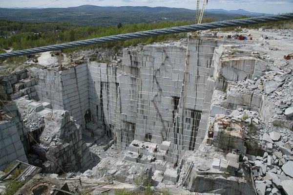 Quarry seen from observation deck