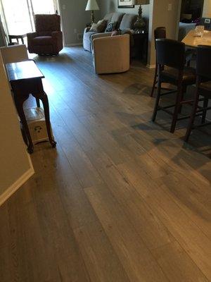 Gorgeous new floors.