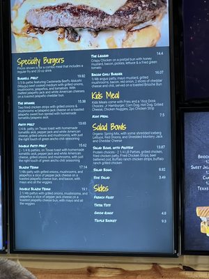 Menu part 2