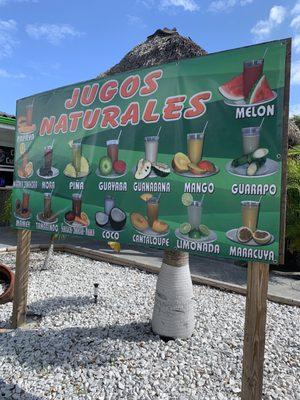 Jugos frescos