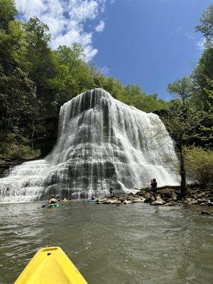 Views from the bottom of the falls!