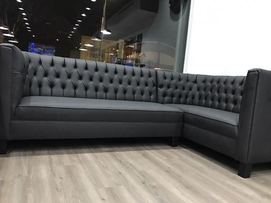 Custom sofa made for our customers Hollywood project