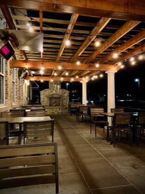 Outdoor patio area