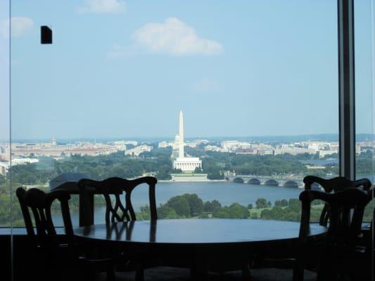 Top of the Town DC side office with panoramic view of Downtown Mall.