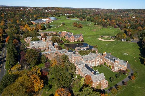 Aerial view of the Taft School