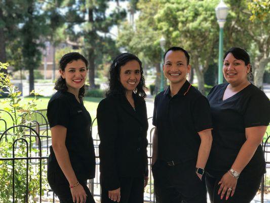 Our team leaders Jessica,  Cristina,  Jocelyn and Dr. Nguyen.