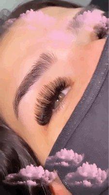 Volume lash extensions