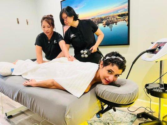 Get ready for G-5 Cellulite Massage Therapy.