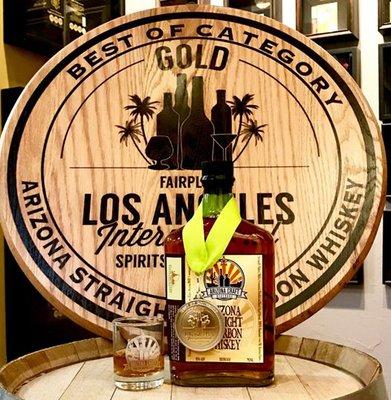 Best Bourbon at 2019 Los Angeles International Spirits Competition.