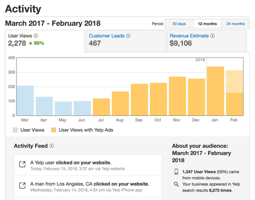 Example of successful digital advertising results