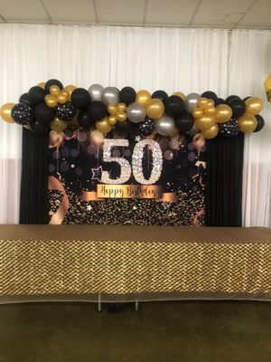 Salón de fiesta para 50 años