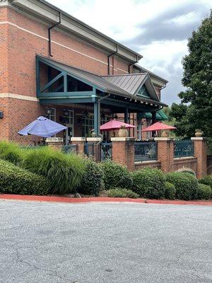 Outdoor eating area