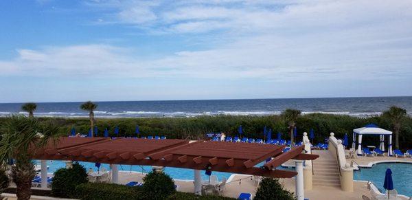 The Grand Dunes Ocean Club pool area.