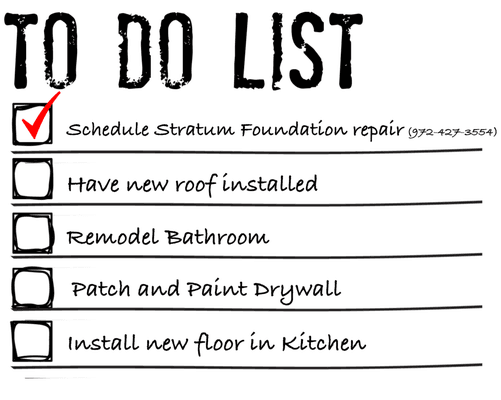 Make sure your have your foundation inspected before you start any major remodeling project.