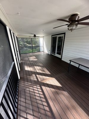 Deck Renovation & Screened Railing System Install