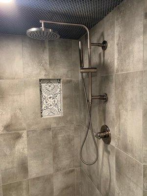 lower level shower