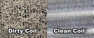 A dirty coil traps allergens, dust and debris, and causes your system to work harder. A coil can only be cleaned by a trained Technician.