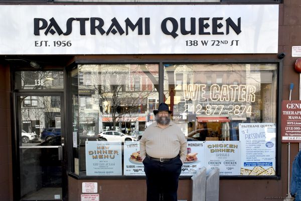 Your humble reviewer in front of Pastrami Queen