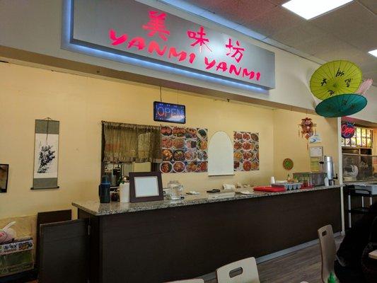 Outside. Storefront located inside Atlanta Chinatown Food Court.