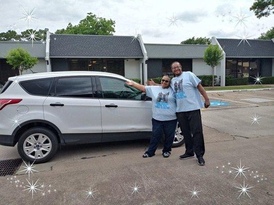 The Johnson's are really happy with their 2014 Ford Escape SE!  Thank you for your business!  Stop in and see what we have for you!!