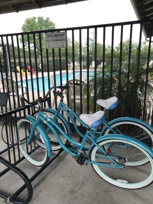 Bikes for people staying at the RV park