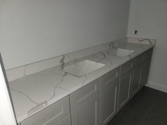 Vanities and countertops installation!