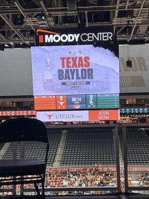 Austin work at UT stadium