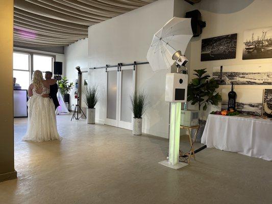 First dance and photo booth by Joyfully Yours Productions