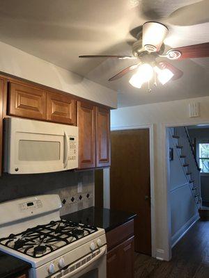 Before & After Ceiling Repair and Re-Paint in Wayne, PA