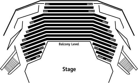 Pick-Staiger Concert Hall seating chart