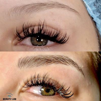 Microblading before and after