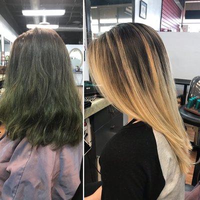 Before & After Color Correction by Nikkicutshawaii.com