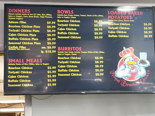 Menu Board 1