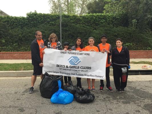 Showing club support at the Great Race of Agoura Hills.