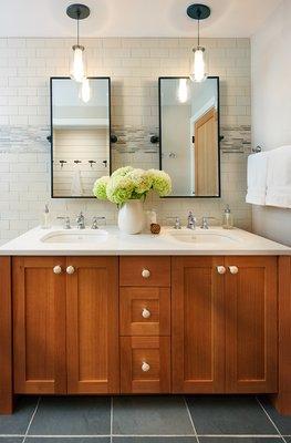 Master Bathroom in Alexandria Lake Home